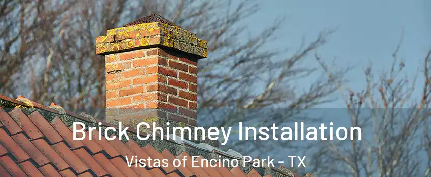Brick Chimney Installation Vistas of Encino Park - TX