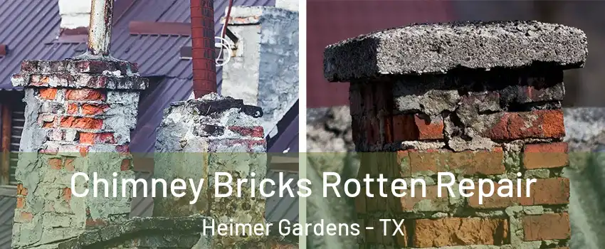Chimney Bricks Rotten Repair Heimer Gardens - TX