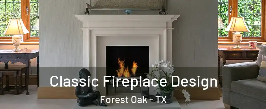 Classic Fireplace Design Forest Oak - TX