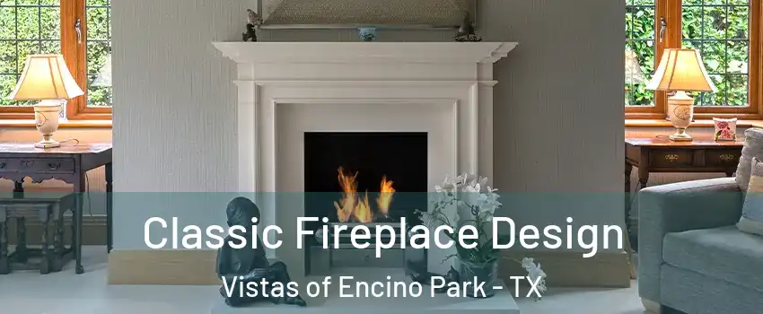 Classic Fireplace Design Vistas of Encino Park - TX