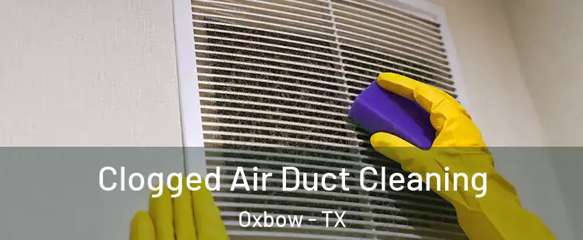 Clogged Air Duct Cleaning Oxbow - TX