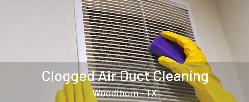 Clogged Air Duct Cleaning Woodthorn - TX