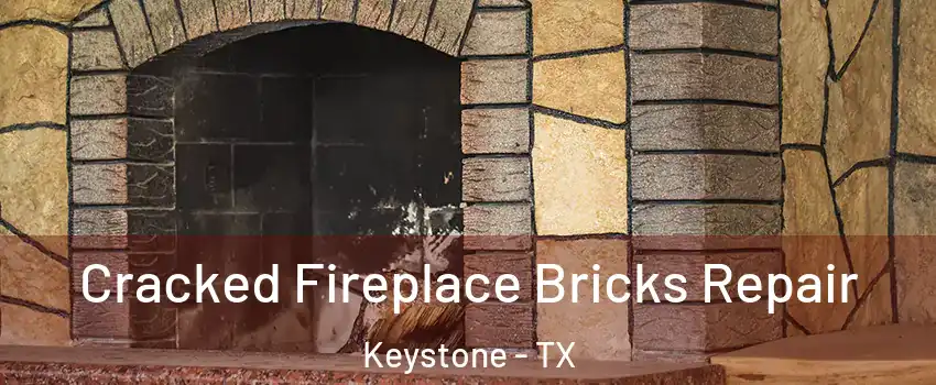 Cracked Fireplace Bricks Repair Keystone - TX