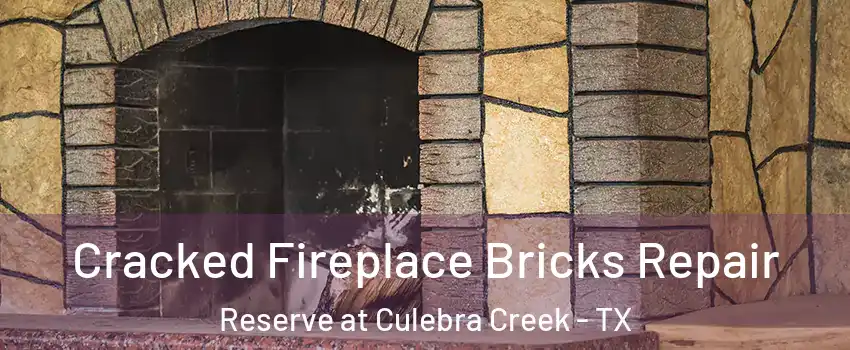 Cracked Fireplace Bricks Repair Reserve at Culebra Creek - TX
