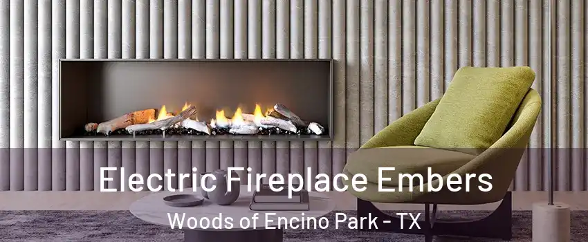 Electric Fireplace Embers Woods of Encino Park - TX
