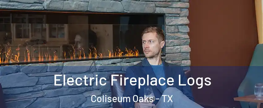 Electric Fireplace Logs Coliseum Oaks - TX