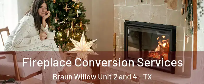 Fireplace Conversion Services Braun Willow Unit 2 and 4 - TX