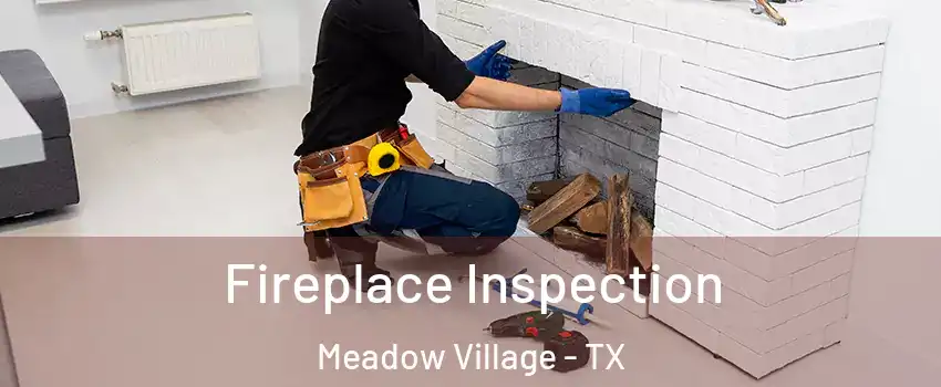 Fireplace Inspection Meadow Village - TX