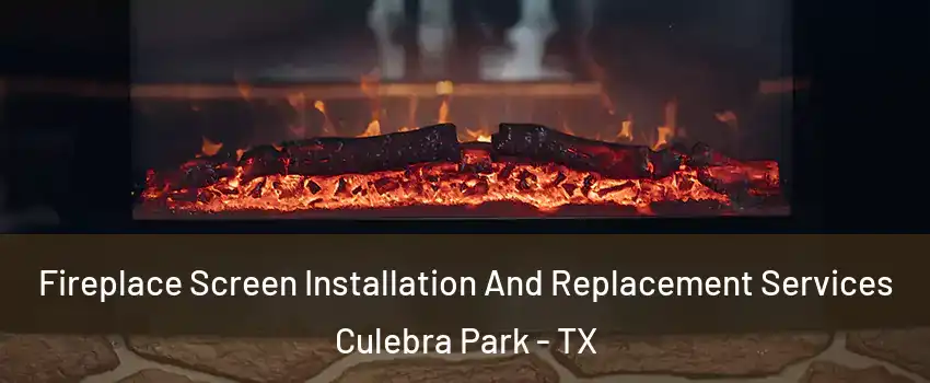 Fireplace Screen Installation And Replacement Services Culebra Park - TX