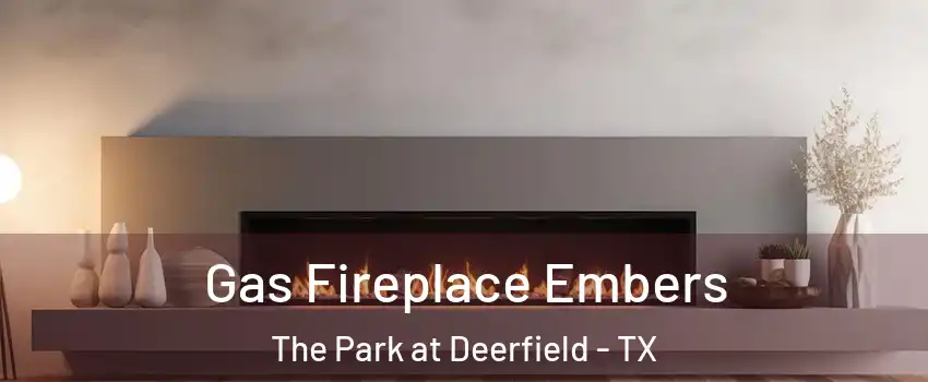 Gas Fireplace Embers The Park at Deerfield - TX