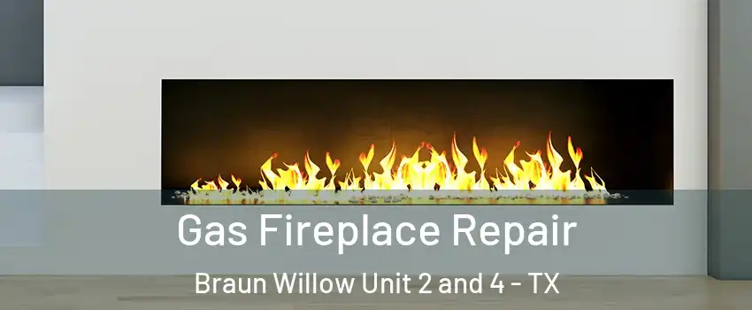 Gas Fireplace Repair Braun Willow Unit 2 and 4 - TX