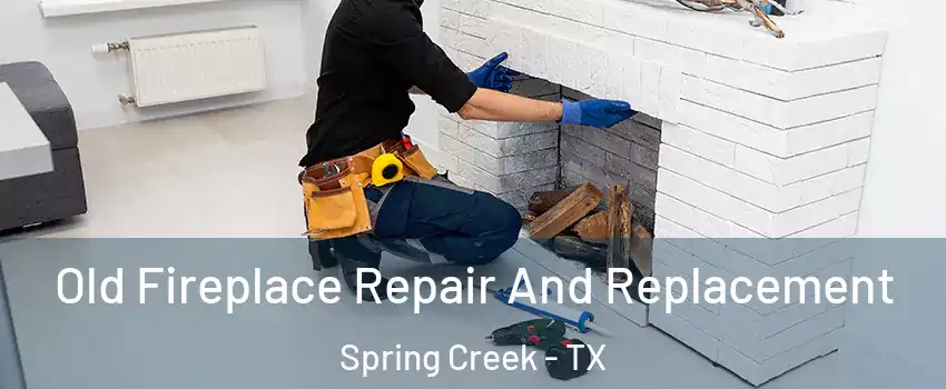 Old Fireplace Repair And Replacement Spring Creek - TX